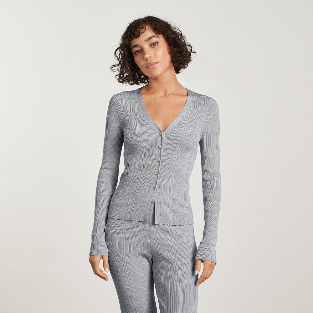 Everlane Rib Knit Cardigan - Picture 2 of 3